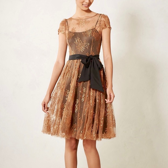 Anthropologie Dresses & Skirts - Moulinette Soeurs Honeyed Lace Dress Anthropologie